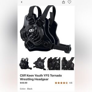 Cliff Keen Youth YF5 Tornado
Wrestling Headgear
